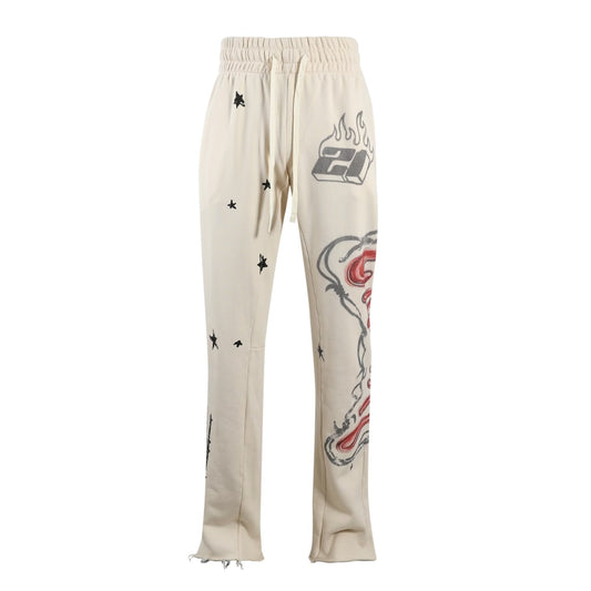 CRUCIAL CREME SWEATPANTS